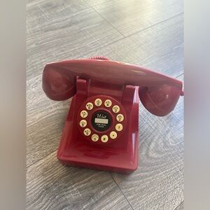 Crosley Red Rotary Phone